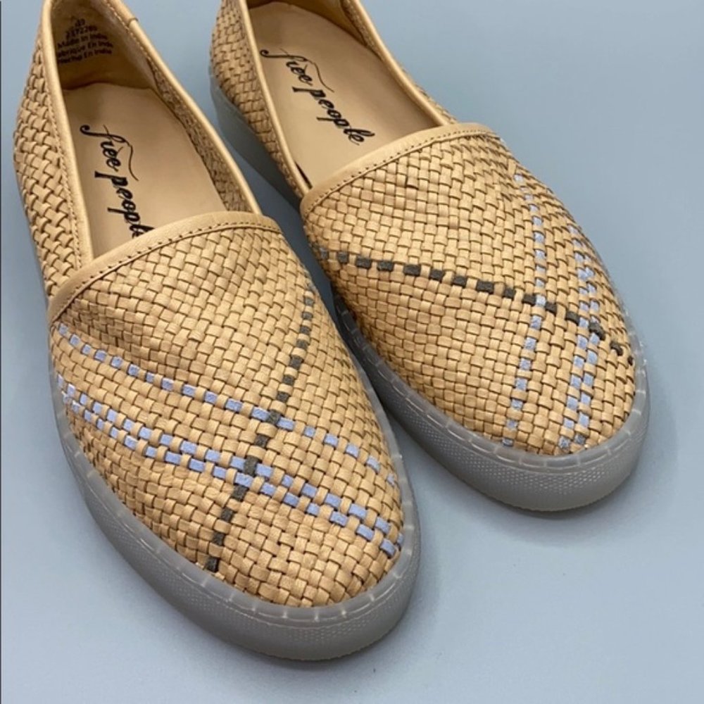 Free People Santorini Slip on Woven Sneakers Size: EU39 - Picture 9 of 9